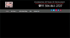 Desktop Screenshot of neworleansghosttour.com